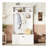 Hall Tree With Storage Shoe Bench For Entryway And Hallway, 4-In-1 Design Coat Racks With Hooks For Living Room, White-1096634434