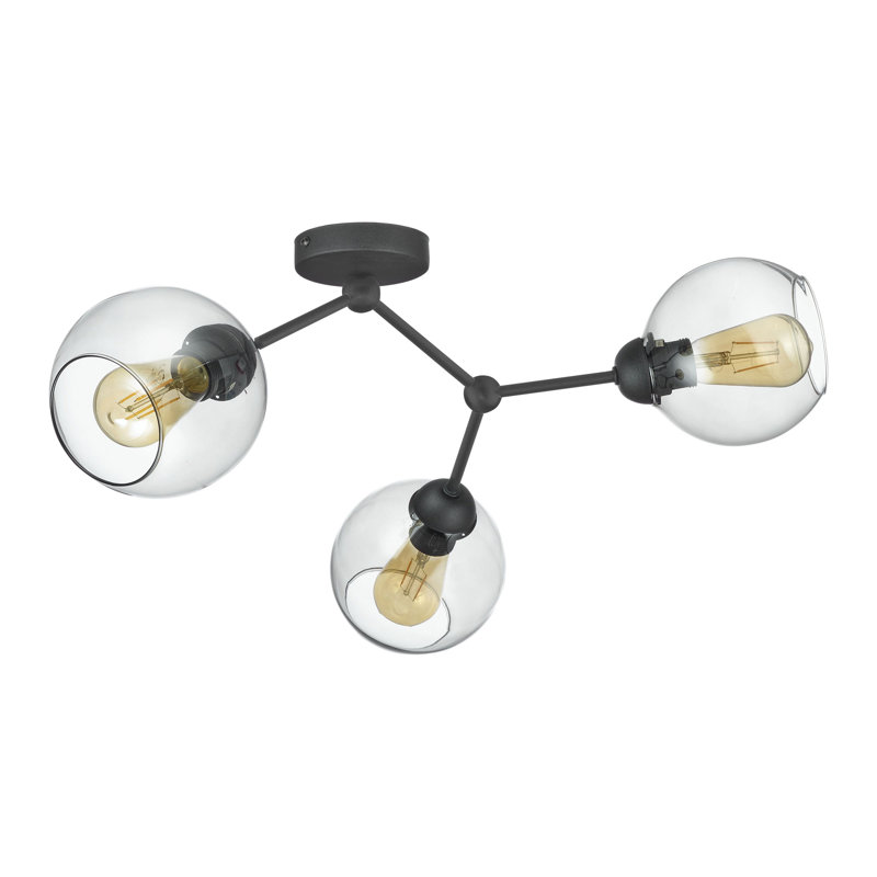Aiyana Glass Flush Mount