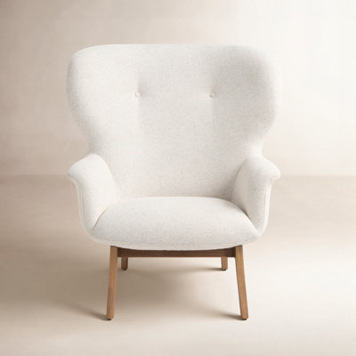 Elvie Upholstered Wingback Chair