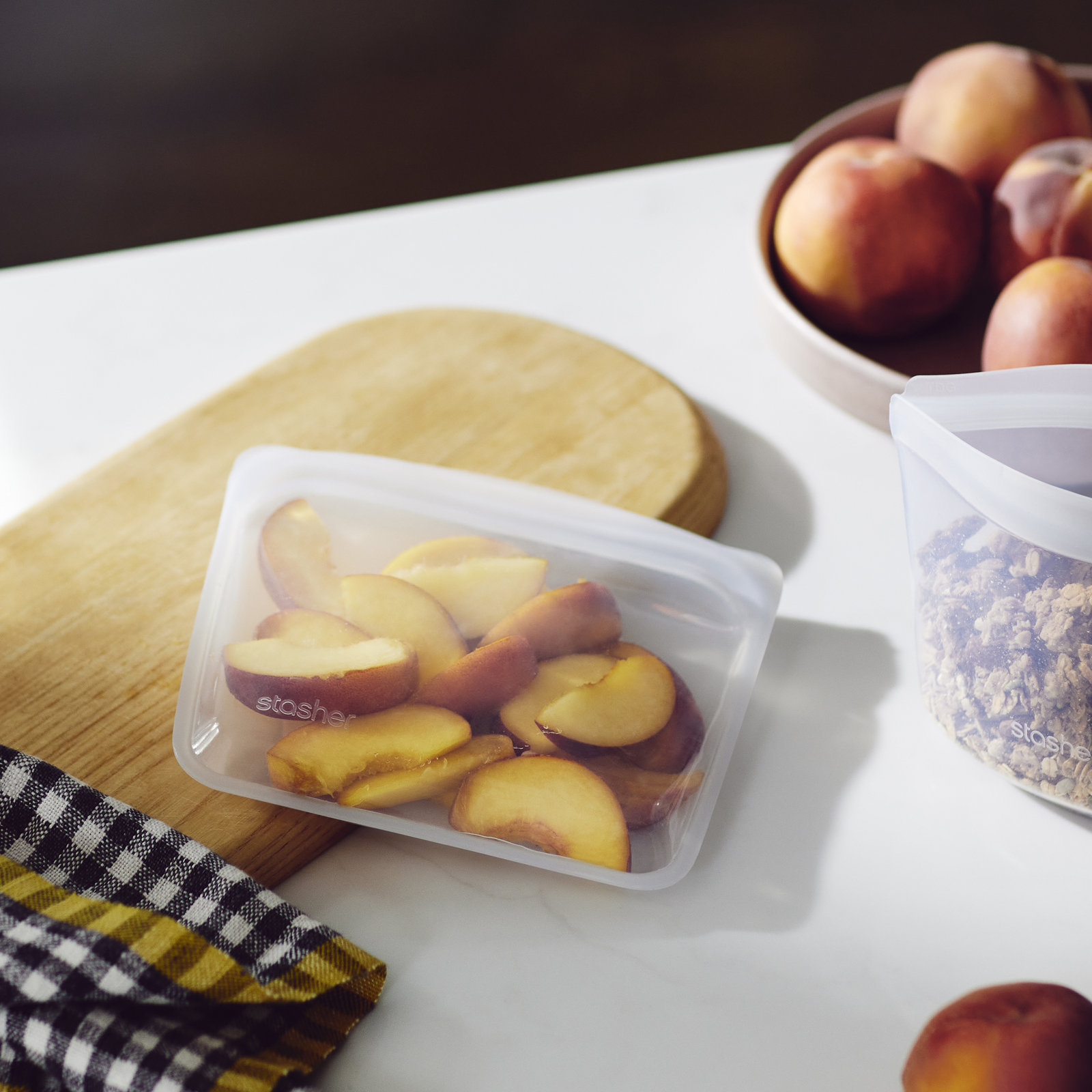 Variety 5-Piece Food Storage Bag Set, Clear