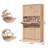 Shoe Cabinet With 3 Flip Drawers