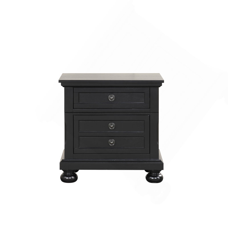 Nightstand , Black, Black