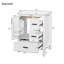 Meuble-lavabo moderne de 24 pouces avec lavabo en céramique, porte à fermeture douce, tablette de porte à double couche et 3 tiroirs-115672318