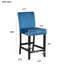 Ensemble de table de salle à manger moderne en faux marbre avec chaises en velours, compact et élégant pour la cuisine