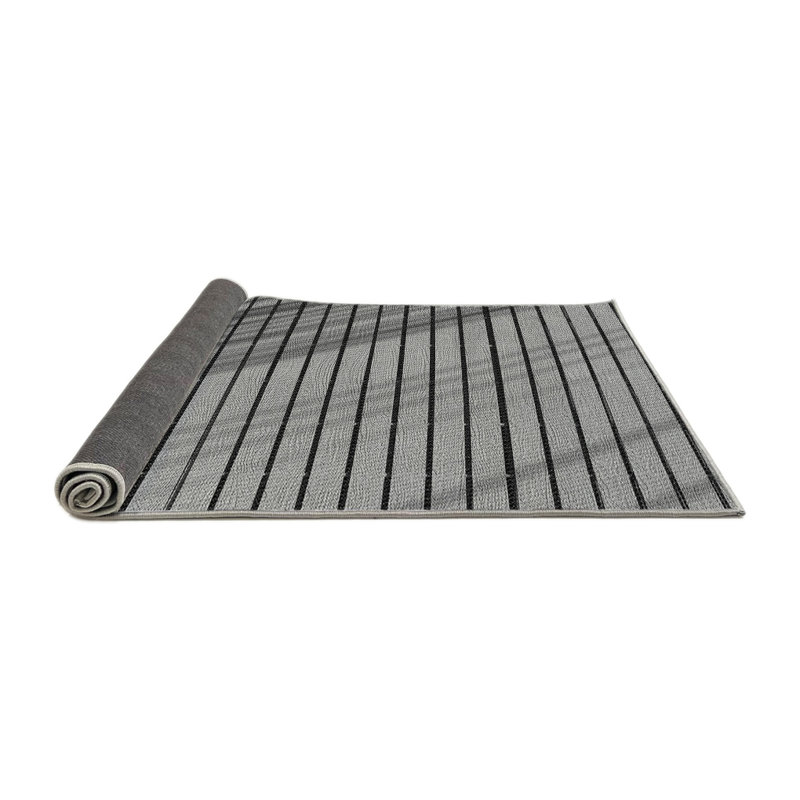 Tapis gris Power Loom, Rond 8 pi