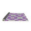 Tapis mauve/vert à tisser électrique-81345467