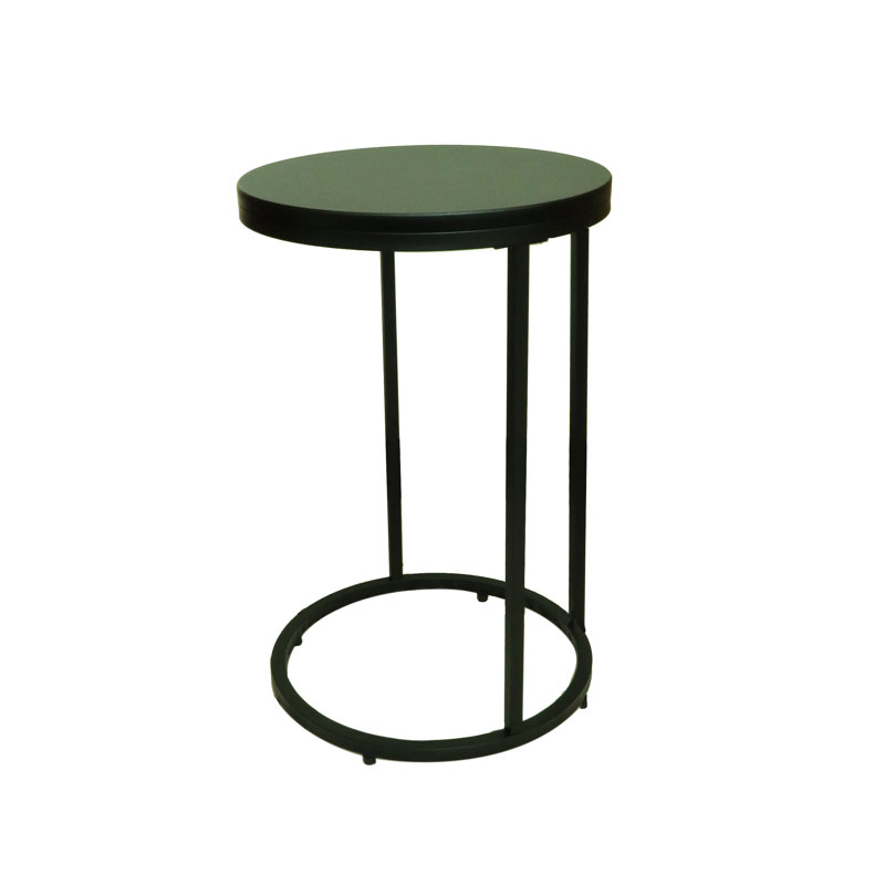 Lafayette C Table End Table, Matte Black