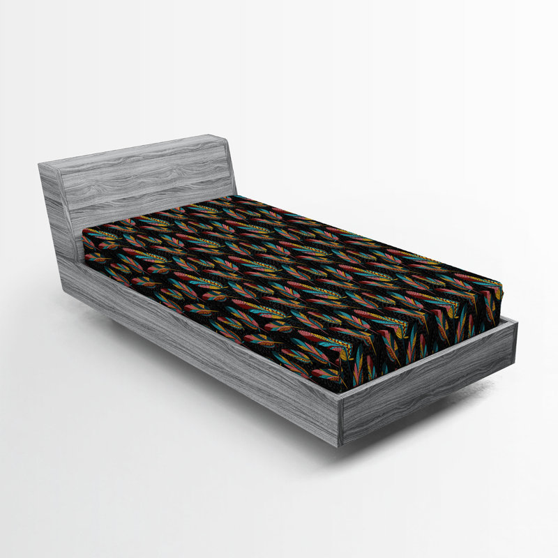 Microfiber Fitted Sheet, Multicolor, King Fitted Sheet