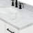 ARIEL Kellie 49 Single Sink Bathroom Vanity with Italian Carrara Marble Top-99405059-124984828