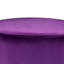 Pouf rond en velours de 17 po de largeur-1439954410