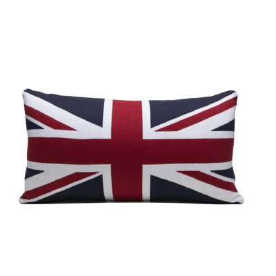 Cotton Blend Reversible Throw Pillow