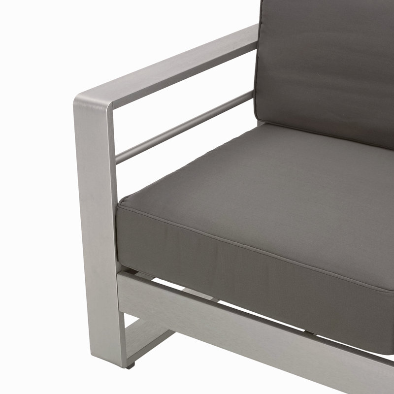 3 Seater Sofa With Metal Tray