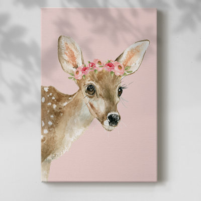 Fawn Dressed Up -Gallery Wrapped Cavas