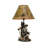 Ensemble de lampes de table 21 "en brun adonica