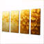 Golden Ginkgo feuilles Harmoy II - Ginkgo Art - ensemble de décoration murale traditionnelle-1209820037-1209820038
