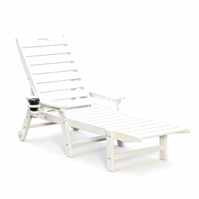 Outdoor HDPE Chaise Lounge Chair