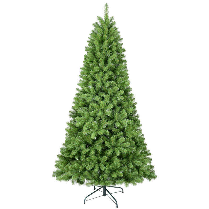 Arbre de Noël avec fil mémoire, arbre en PVC artificiel à charnière 1200 pointes, arbre de Noël vert facile à installer pour la décoration intérieure des Fêtes
