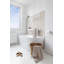 LAVANDA Metal Floating Shelf with Towel Bar-622563451