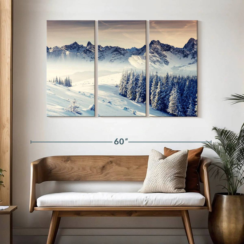Alvord Winter Snowy Mountains, H 32 po x l 50 po