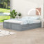Structure de lit plateforme en bois avec 6 tiroirs