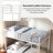 Heavy-Duty Metal Bunk Bed with Safety Guardrails, Built-In Ladder, Noise-Free Slats & Under-Bed Storage-872972948-872972949