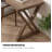All Solid Wood Writing Desk with Bookshelf-110190707
