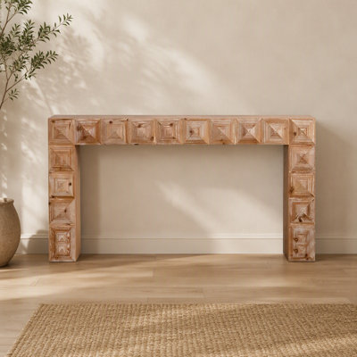 Wood Console Table Entryway Table