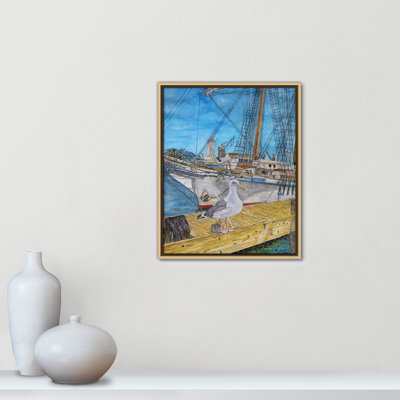 Rashebia Seagull Print by Mike Ragan for