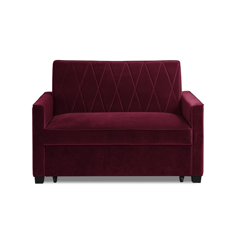 Matt Sofa Bed, Burgundy
