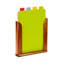 4 Piece Chopping Board with Stand Set