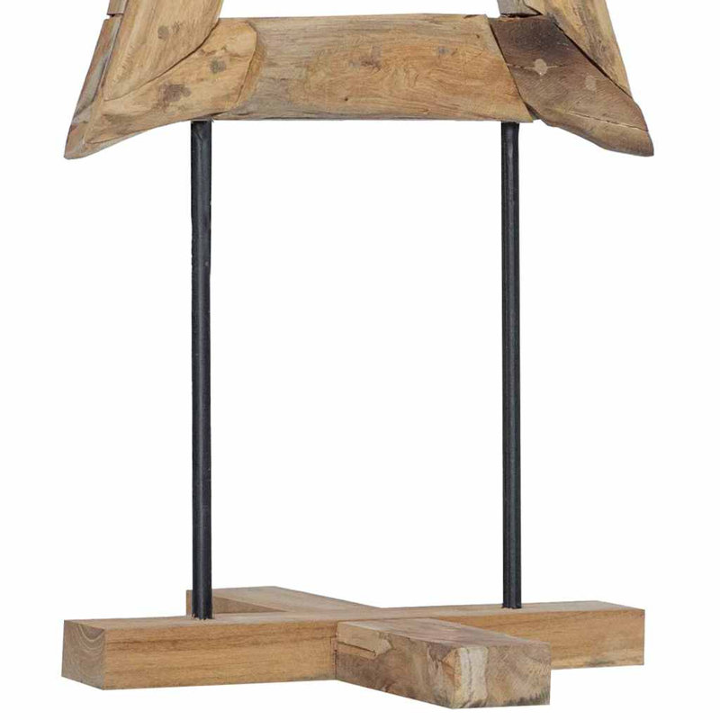 Christmas Tree with Stand Brown Solid teak wood, 120cm H