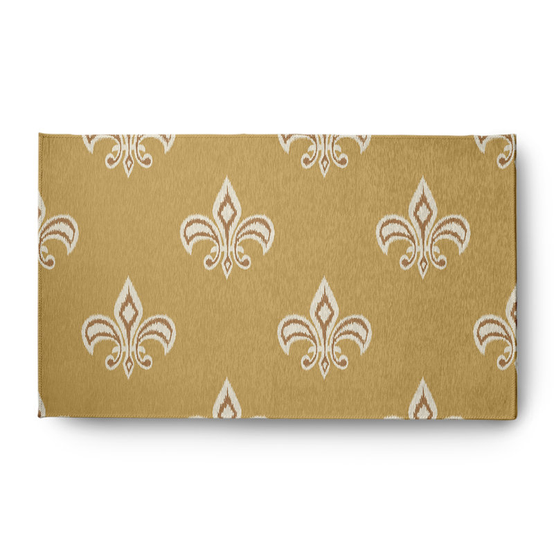 Tona Chenille Damask Indoor Rug, Rectangle 4' x 6'