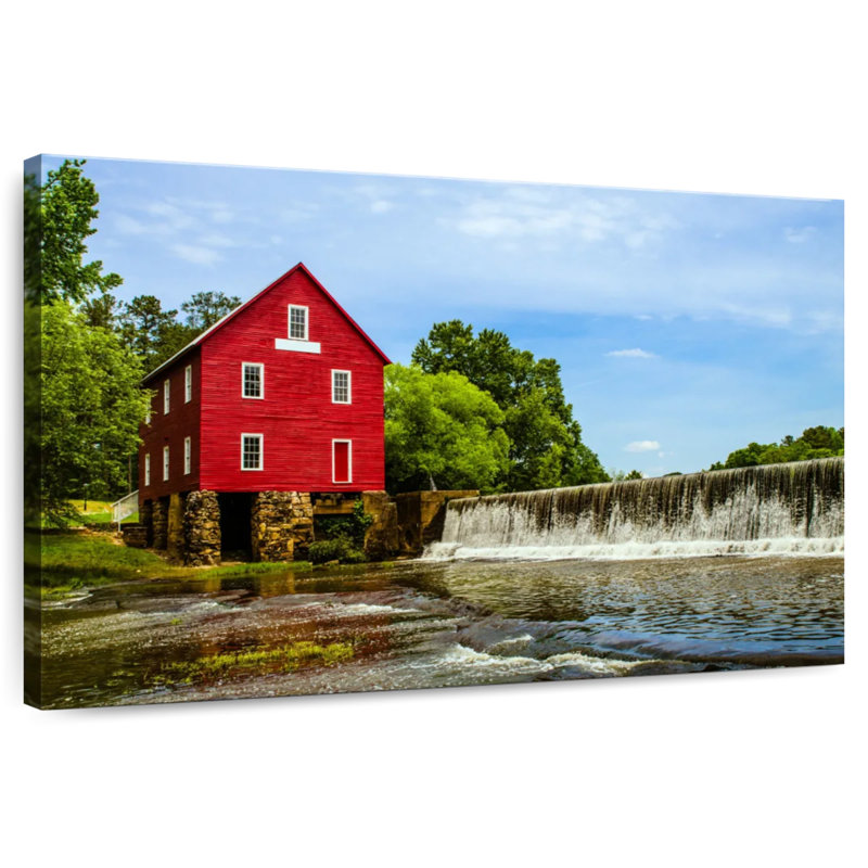 Lilie Starr's Mill, 32" H x 48" W