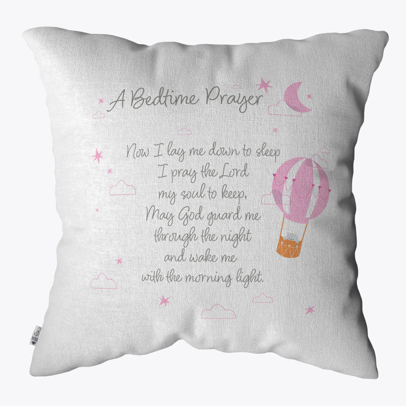 White Square Throw Pillow Cover