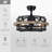 Rishel Caged Ceiling Fan with Remote Control