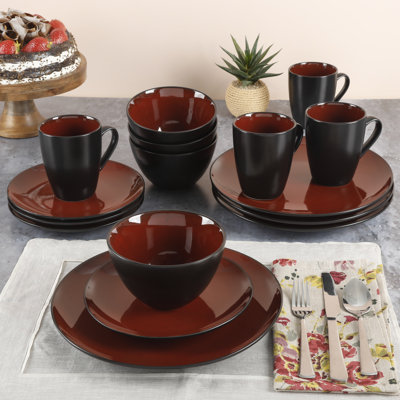 Longshore Tides  Stoneware Dinnerware Set - Service for 4