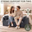 Upholstered Chenille Storage Ottoman