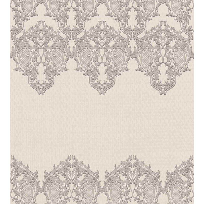 Ensemble de housse de couette à imprimé délicat et complexe rétro-arabesque à la dentelle, Très grand