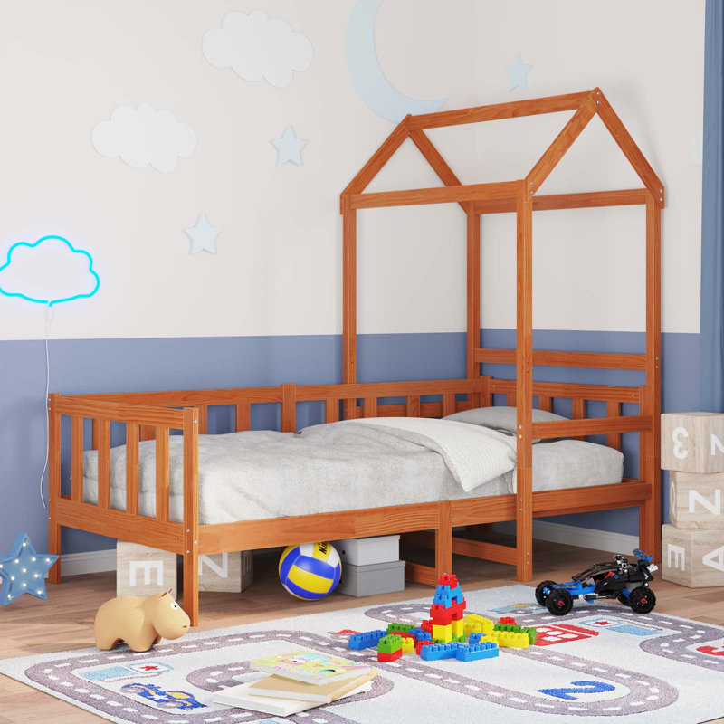 Daybed, European Single (90 x 200 cm), Wax Brown