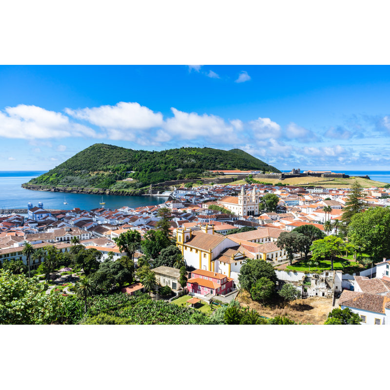 Angra Do Heroismo by Font83 - Wrapped Canvas Print, 61cm H x 91cm W x 3.8cm D