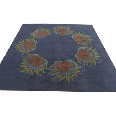 Tapis bleu marine rectangulaire 7 pi Pineland