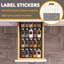 Cabinet System Spice Jar & Rack Set