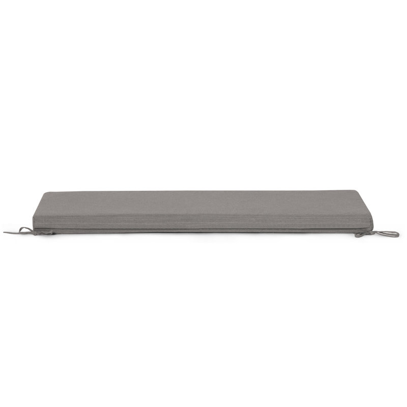 Forellen Outdoor 2.5'' Seat Cushion, 39.50" x 18.50", Gray