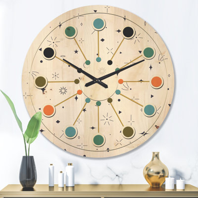 Solid Wood Wall Clock