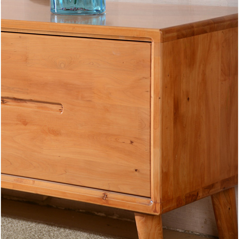 Simple Solid Wood TV Cabinet
