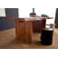 Freeform 110 cm Extendable Acacia Rectangular Wood Top Dining Table with Wood Base