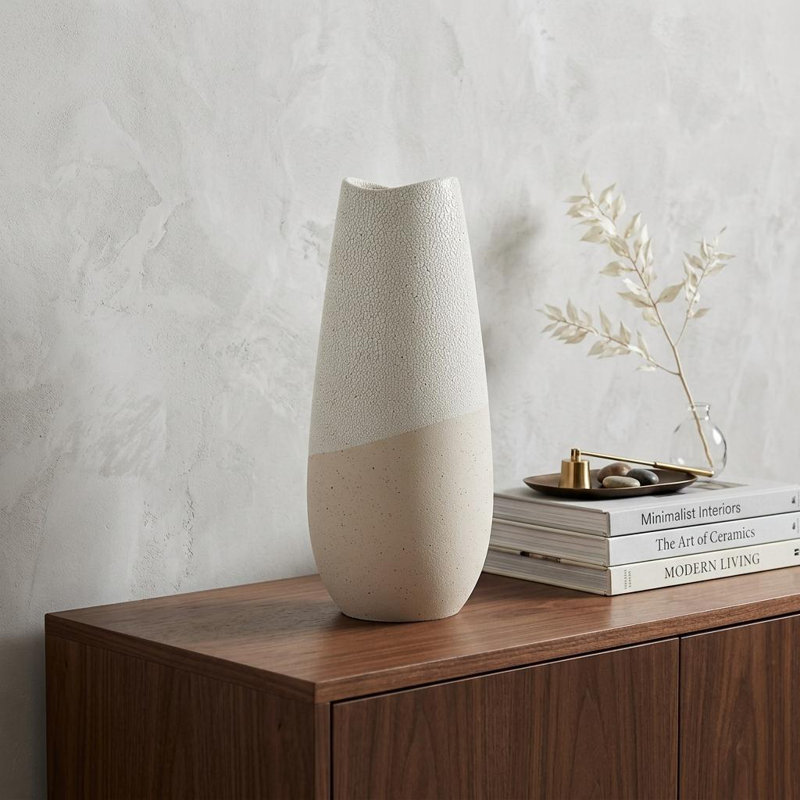 Vase de table 14 ", H 10 po x l 11 po x P 14 po