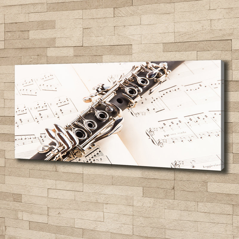 Clarinet - No Frame Print on Canvas