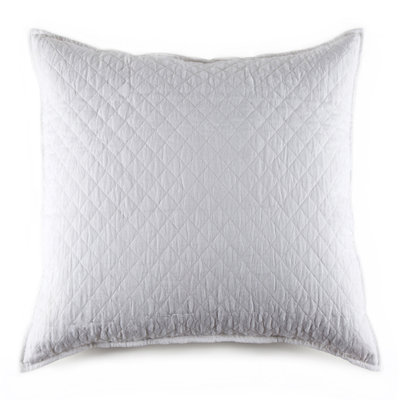 Hampton Diamond Quilted Linen Sham
