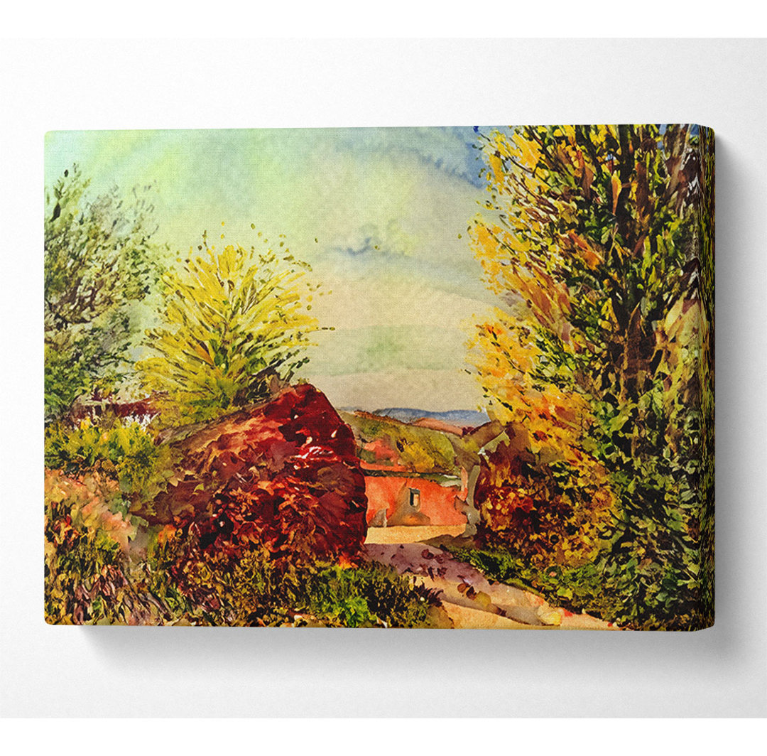 Sisley Path In Veneux Nadon In Spring - Kunstdrucke auf Leinwand